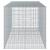 Coș gabion cu capac, 250x100x100 cm, fier galvanizat GartenMobel Dekor
