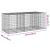 Coș gabion cu capac, 250x100x100 cm, fier galvanizat GartenMobel Dekor