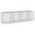 Coș gabion cu capac, 350x100x100 cm, fier galvanizat GartenMobel Dekor