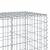 Coș gabion cu capac, 350x100x100 cm, fier galvanizat GartenMobel Dekor