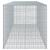 Coș gabion cu capac, 350x100x100 cm, fier galvanizat GartenMobel Dekor