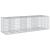 Coș gabion cu capac, 350x100x100 cm, fier galvanizat GartenMobel Dekor