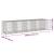 Coș gabion cu capac, 450x100x100 cm, fier galvanizat GartenMobel Dekor