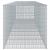 Coș gabion cu capac, 550x100x100 cm, fier galvanizat GartenMobel Dekor