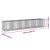 Coș gabion cu capac, 550x100x100 cm, fier galvanizat GartenMobel Dekor
