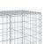 Coș gabion cu capac, 550x100x100 cm, fier galvanizat GartenMobel Dekor