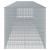 Coș gabion cu capac, 750x100x100 cm, fier galvanizat GartenMobel Dekor