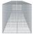 Coș gabion cu capac, 800x100x100 cm, fier galvanizat GartenMobel Dekor
