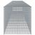 Coș gabion cu capac, 850x100x100 cm, fier galvanizat GartenMobel Dekor