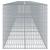 Coș gabion cu capac, 1000x100x100 cm, fier galvanizat GartenMobel Dekor