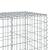 Coș gabion cu capac, 1000x100x100 cm, fier galvanizat GartenMobel Dekor