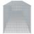 Coș gabion cu capac, 1050x100x100 cm, fier galvanizat GartenMobel Dekor