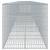 Coș gabion cu capac, 1100x100x100 cm, fier galvanizat GartenMobel Dekor