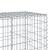 Coș gabion cu capac, 1200x100x100 cm, fier galvanizat GartenMobel Dekor
