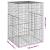 Coș gabion cu capac, 100x100x150 cm, fier galvanizat GartenMobel Dekor