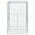 Coș gabion cu capac, 100x100x150 cm, fier galvanizat GartenMobel Dekor