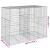 Coș gabion cu capac, 200x100x150 cm, fier galvanizat GartenMobel Dekor