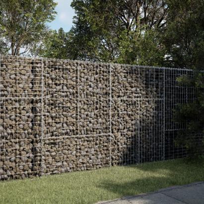 Coș gabion cu capac, 200x100x150 cm, fier galvanizat GartenMobel Dekor