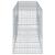Coș gabion cu capac, 300x100x150 cm, fier galvanizat GartenMobel Dekor