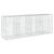 Coș gabion cu capac, 400x100x150 cm, fier galvanizat GartenMobel Dekor