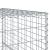Coș gabion cu capac, 500x100x150 cm, fier galvanizat GartenMobel Dekor