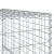 Coș gabion cu capac, 700x100x150 cm, fier galvanizat GartenMobel Dekor