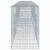 Coș gabion cu capac, 700x100x150 cm, fier galvanizat GartenMobel Dekor