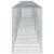 Coș gabion cu capac, 800x100x150 cm, fier galvanizat GartenMobel Dekor