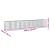 Coș gabion cu capac, 900x100x150 cm, fier galvanizat GartenMobel Dekor