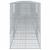 Coș gabion cu capac, 900x100x150 cm, fier galvanizat GartenMobel Dekor
