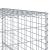 Coș gabion cu capac, 1100x100x150 cm, fier galvanizat GartenMobel Dekor