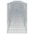 Coș gabion cu capac, 1200x100x150 cm, fier galvanizat GartenMobel Dekor