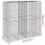 Coș gabion cu capac, 200x100x200 cm, fier galvanizat GartenMobel Dekor