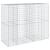 Coș gabion cu capac, 250x100x200 cm, fier galvanizat GartenMobel Dekor