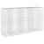 Coș gabion cu capac, 350x100x200 cm, fier galvanizat GartenMobel Dekor