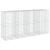 Coș gabion cu capac, 400x100x200 cm, fier galvanizat GartenMobel Dekor