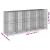 Coș gabion cu capac, 450x100x200 cm, fier galvanizat GartenMobel Dekor