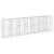 Coș gabion cu capac, 700x100x200 cm, fier galvanizat GartenMobel Dekor