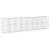 Coș gabion cu capac, 800x100x200 cm, fier galvanizat GartenMobel Dekor