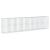 Coș gabion cu capac, 800x100x200 cm, fier galvanizat GartenMobel Dekor