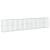 Coș gabion cu capac, 1000x100x200 cm, fier galvanizat GartenMobel Dekor
