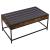 Măsuță de cafea cu LED infinity, stejar fumuriu, 90x50x41 cm GartenMobel Dekor