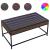 Măsuță de cafea cu LED infinity, stejar maro, 90x50x41cm GartenMobel Dekor