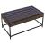 Măsuță de cafea cu LED infinity, stejar maro, 90x50x41cm GartenMobel Dekor