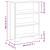 Bibliotecă, negru, 80x31x106 cm, lemn prelucrat GartenMobel Dekor