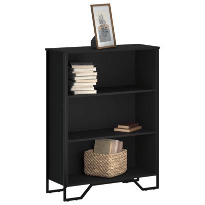 Bibliotecă, negru, 80x31x106 cm, lemn prelucrat GartenMobel Dekor