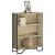 Bibliotecă, stejar sonoma, 80x31x106 cm, lemn prelucrat GartenMobel Dekor