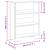 Bibliotecă, stejar sonoma, 80x31x106 cm, lemn prelucrat GartenMobel Dekor