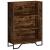 Bibliotecă, stejar fumuriu, 80x31x106 cm, lemn prelucrat GartenMobel Dekor