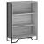 Bibliotecă, gri sonoma, 80x31x106 cm, lemn prelucrat GartenMobel Dekor